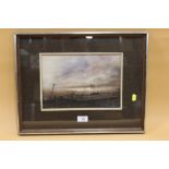 RICHARD JOHNSON - A FRAMED AND GLAZED WATERCOLOUR ENTITLED 'HAWORTH MANOR' SIGNED LOWER RIGHT