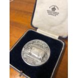 A SILVER NATIONAL PIG BREEDERS ASSOCIATION PRESENTATION PRIZE MEDAL FOR THE BATH AND WEST SHOW BY