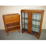 TWO DISPLAY CABINETS