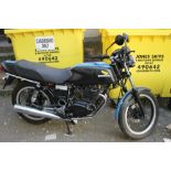 A HONDA MOTORBIKE, BLACK, 1981, 248cc, VFK507X