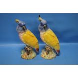 TWO BESWICK COCKATOOS, BOTH A/F