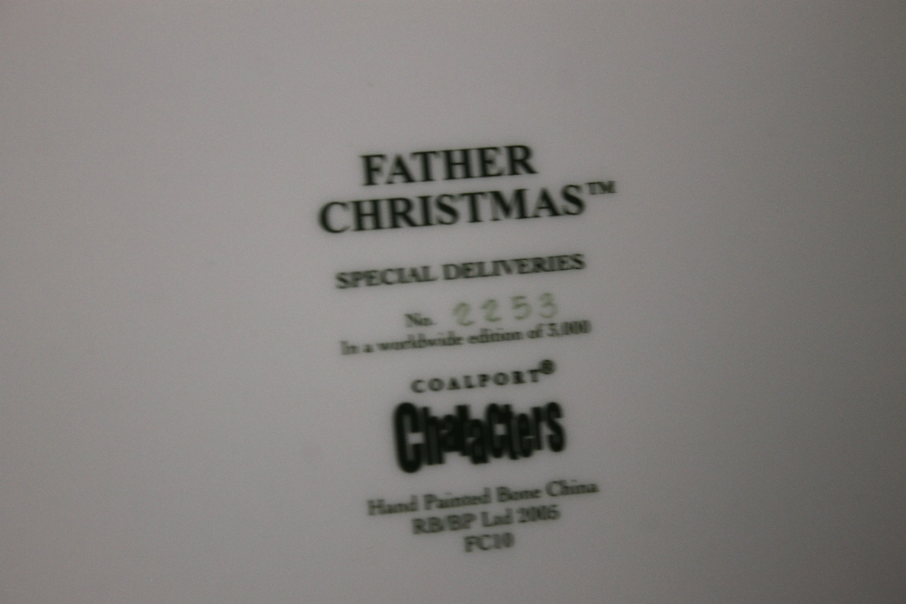 A BOXED '"COALPORT CHARACTERS'" FIGURE GROUP '"FATHER CHRISTMAS SPECIAL DELIVERIES'" NO. 2253/3000 - Image 2 of 2