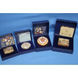 FOUR BOXED HALCYON DAYS ENAMELS TO INCLUDE WOLVERHAMPTON