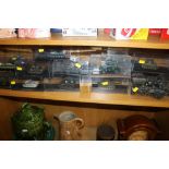 TWENTY SIX WWII ALLIED MODEL TANKS, JEEPS ETC. TO INCLUDE USSR T34, KV-1E, BRITISH MATILDA, HUMBER