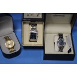 THREE BOXED GENTLEMAN'S INGERSOLL QUARTZ WRISTWATCHES, INCLUDING EXAMPLES FROM THE HERITAGE, ICE AND