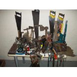 A LARGE SELECTION OF HAND TOOLS