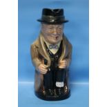 A ROYAL DOULTON WINSTON CHURCHILL CHARACTER JUG