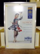 A FRAMED AND GLAZED BIRMINGHAM ROYAL BALLET POSTER WITH NUMEROUS SIGNATURES
