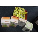 QUANTITY OF HI VIZ VESTS AND VEGETABLE SLICERS