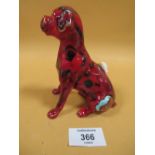 AN ANITA HARRIS FIGURE OF A BOXER DOG