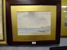 E. PARKYN - TWO FRAMED VICTORIAN WATERCOLOURS OF COASTAL SCENES BOTH SIGNED LOWER RIGHT ONE DATED