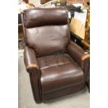 A MODERN SOFAHOUSE DUAL MOTOR ELECTRIC RISE/RECLINE ARMCHAIR