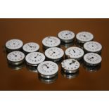 THIRTEEN MILITARY STYLE WRISTWATCH MOVEMENTS