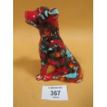 AN ANITA HARRIS FIGURE OF A STAFFORDSHIRE BULL TERRIER