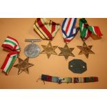 A COLLECTION OF WW2 MEDALS AND RIBBONS