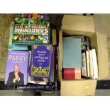 TWO BOXES OF MOSTLY MODERN BOOKS