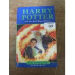 A FIRST EDITION HARDBACK COPY OF HARRY POTTER & THE HALF BLOOD PRINCE WITH ERROR ON PAGE 99