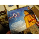 A LARGE QUANTITY FOR UNFRAMED FILM ADVERTISING POSTERS ETC.