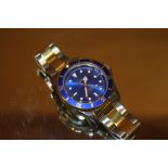 A MENS VINTAGE LIMIT 21 JEWELS AUTOMATIC DIVERS WATCH