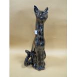 A LARGE ANITA HARRIS EGYPTIAN CAT ,LEOPARD PATTERN,