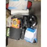 A LARGE QUANTITY OF GAMES CONSOLES AND ACCESSORIES ETC. TO INCLUDE PS3 AND XBOX 360 CONSOLES' FIVE