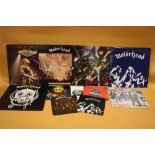 A COLLECTION OF MOTORHEAD LP RECORDS AND SINGLES TO INCLUDE ON PAROLE, BOMBER, PICTURE DISC ETC