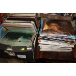 TWO BOXES OF ASSORTED LP RECORDS