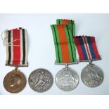 WWII GROUP 4 MEDALS
