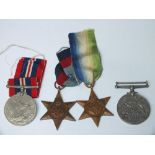 WWII ATLANTIC STAR MEDAL GROUP