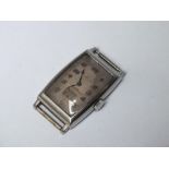 A VINTAGE MEN'S OMEGA ART DECO WRISTWATCH