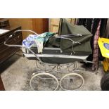 A VINTAGE SILVERCROSS PRAM