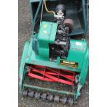 A QUALCAST SUFFOLK PUNCH 35S PETROL LAWN MOWER