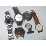 SELECTION OF WRISTWATCHES & AN POCKET WATCH