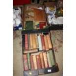 TWO TRAYS OF VINTAGE BOOKS