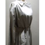 A LADIES VINTAGE BURBERRY RAINCOAT