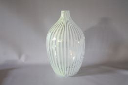 MIKE HUNTER, decorative vase from The Twists Glass Studio, Scotland, H 24 cm