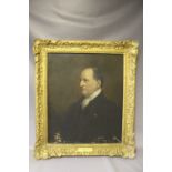 (XIX). British school, half length portrait study of Sir Francis Wood Bt, unsigned, oil on canvas,