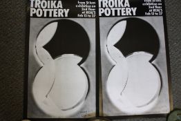 BENNY SIROTA. Two Troika exhibition posters, St. Ives, signed and dated 2004 in pencil lower