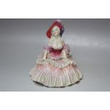 AN EARLY 20TH CENTURY ROYAL DOULTON FIGURINE 'EVELYN' HN1622, Rd.No.789711, H 15 cm