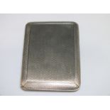 A HALLMARKED SILVER SLIDING CIGARETTE CASE BY ASPREY'S OF LONDON 1924, W 6 cm