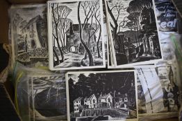 MERYL WATTS (b.1910). A large collection of postcards of mainly North Wales landscapes with some