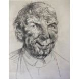 PETER HOWSON (b.1958). A study from the series by the artist of tramp studies who reside in London