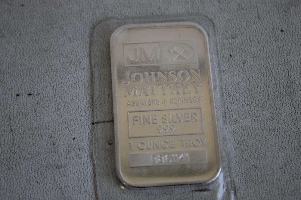 JOHNSON MATTHEY 4 1 OZ 999 silver ingots (4). - Image 3 of 3