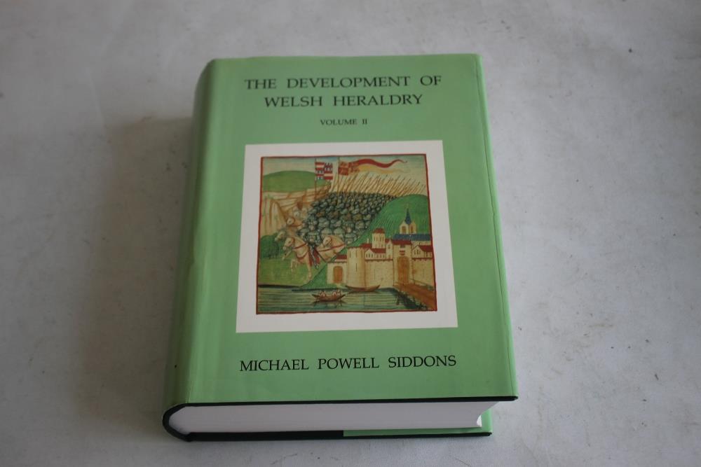 MICHAEL POWELL SIDDONS - "THE DEVELOPMENT OF WELSH HERALDRY" Vols. I-III 1991 -1993 and Vol. IV 2006 - Image 4 of 5