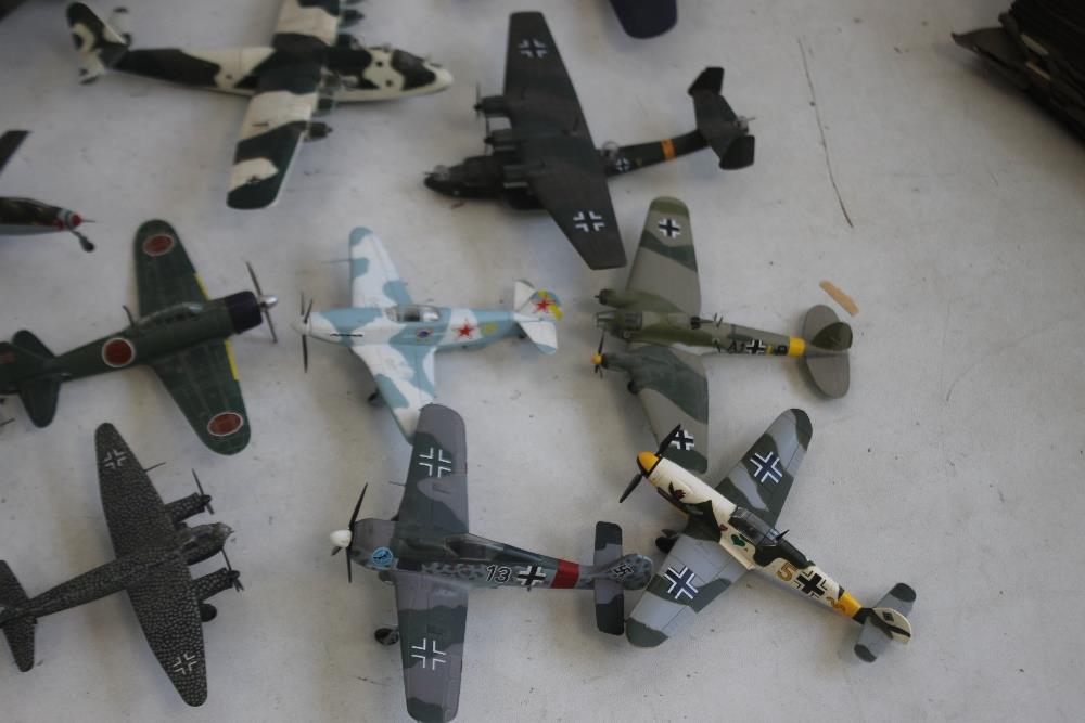 THIRTEEN GERMAN WW2 MODEL AIRCRAFT, to include Focke-Wolf, Dornier Sea Plane, etc together with five - Image 4 of 5