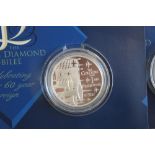 QEII FOUR 2012 DIAMOND JUBILEE COMMONWEALTH SILVER CROWNS IN CARD PACKS, from St Helena, East