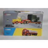 CORGI CLASSICS BOXED HEAVY HAULAGE ELLIOTTS OF YORK DIAMOND T LOW LOADER WITH GENERATOR LOAD,