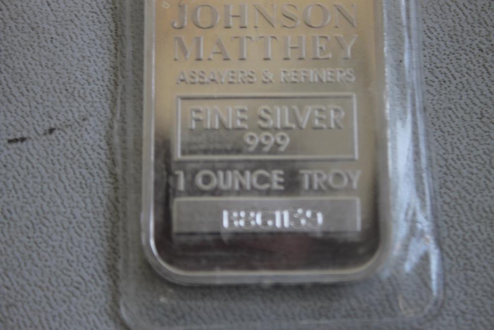 JOHNSON MATTHEY 4 1 OZ 999 silver ingots (4). - Image 2 of 3