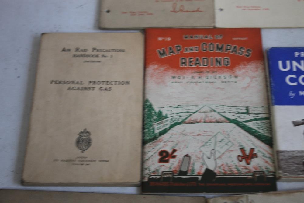 VARIOUS MILITARY BOOKLETS to include 'Small Arms Manual' by Barlow & Johnson 1942, 'Practical - Image 3 of 7