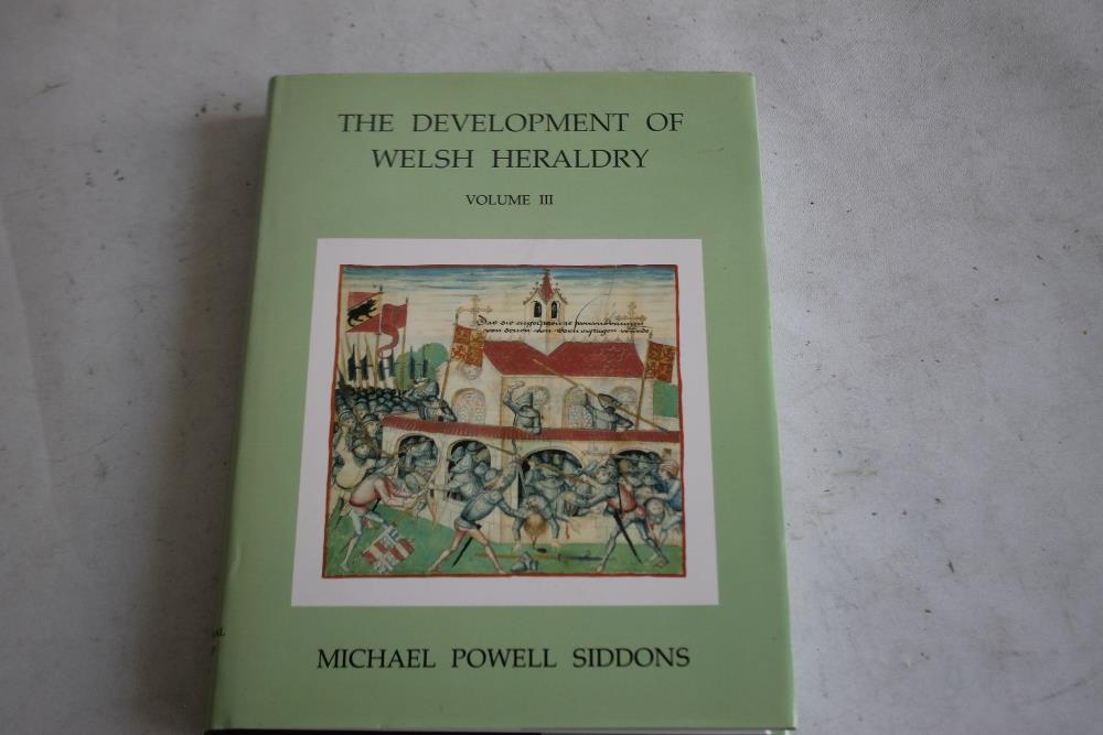 MICHAEL POWELL SIDDONS - "THE DEVELOPMENT OF WELSH HERALDRY" Vols. I-III 1991 -1993 and Vol. IV 2006 - Image 2 of 5